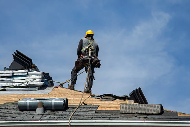 Professional Flat Roof Repair technician working in Easton, MD